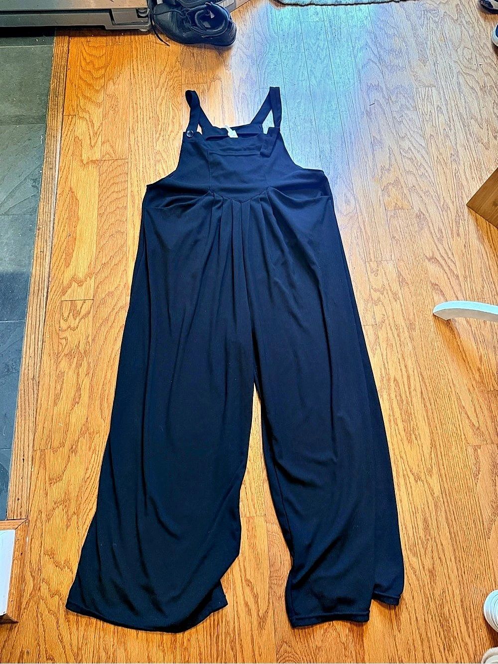 Halara Black Wide Leg Jumpsuit Size Large